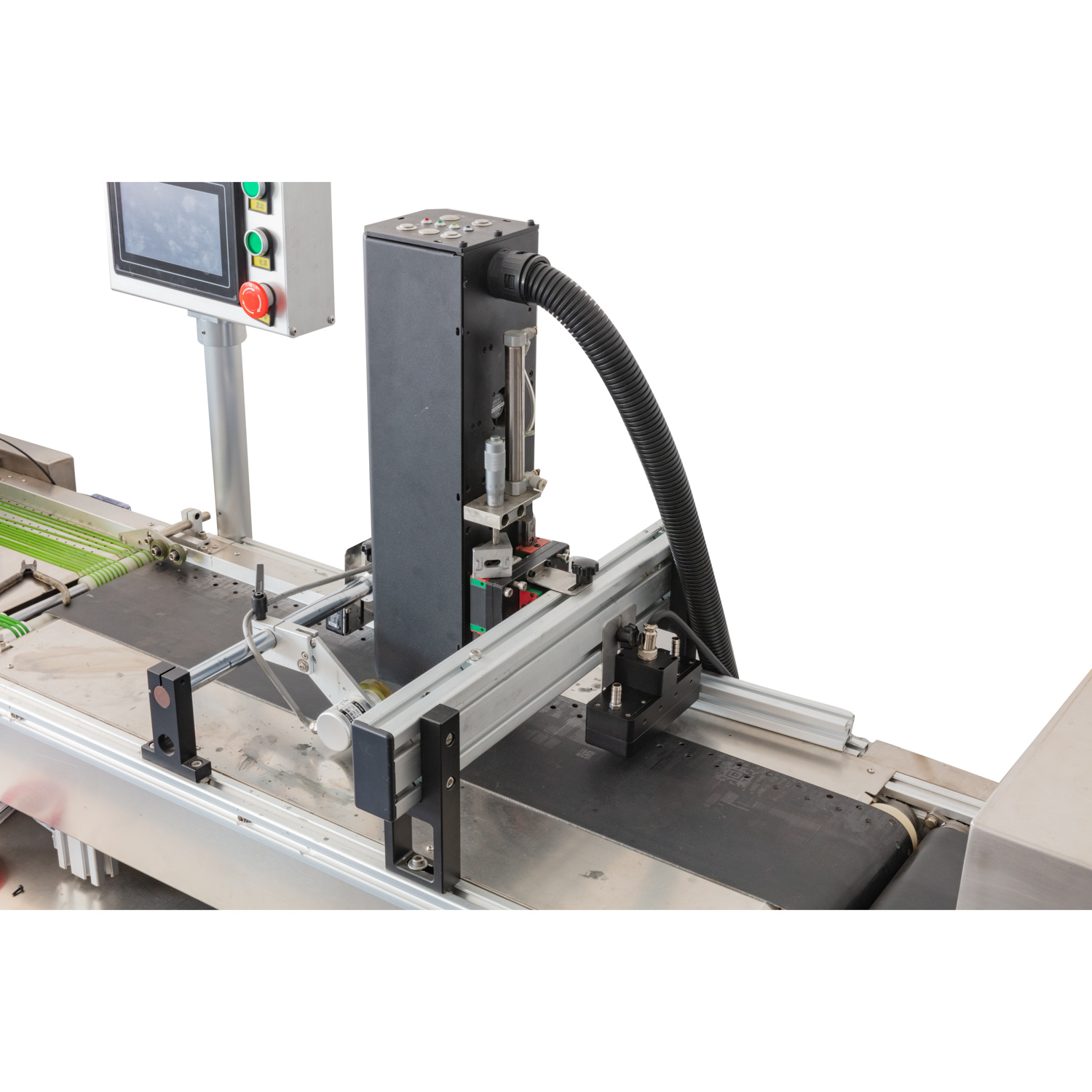 Imprimante à jet d'encre d'impression numérique à grande vitesse hors ligne hors ligne avec système d'inspection de la caméra